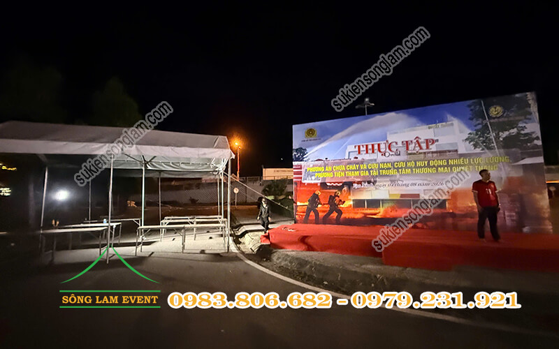 Cho thuê nhà bạt tổ chức Thực tập phương án chữa cháy, CNCH tại TTTM Quyết Thắng Cho thuê nhà bạt tổ chức Thực tập phương án chữa cháy, CNCH tại TTTM Quyết Thắng