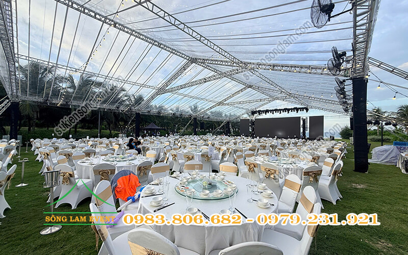Cho thuê nhà bạt trong suốt tổ chức sự kiện tại The Empyrean cam Ranh Beach Resort Cho thuê nhà bạt trong suốt tổ chức sự kiện tại The Empyrean cam Ranh Beach Resort