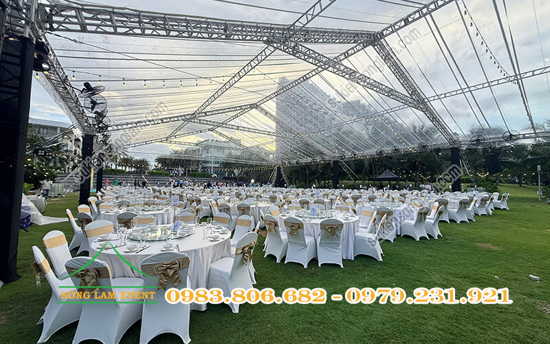 Cho thuê nhà bạt trong suốt tổ chức sự kiện tại The Empyrean cam Ranh Beach Resort Cho thuê nhà bạt trong suốt tổ chức sự kiện tại The Empyrean cam Ranh Beach Resort