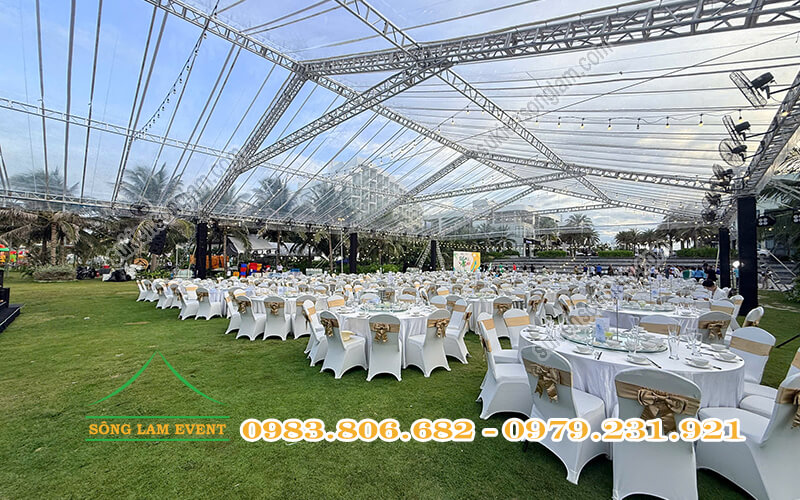 Cho thuê nhà bạt trong suốt tổ chức sự kiện tại The Empyrean cam Ranh Beach Resort Cho thuê nhà bạt trong suốt tổ chức sự kiện tại The Empyrean cam Ranh Beach Resort