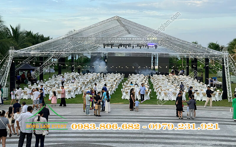 Cho thuê nhà bạt trong suốt tổ chức sự kiện tại The Empyrean cam Ranh Beach Resort Cho thuê nhà bạt trong suốt tổ chức sự kiện tại The Empyrean cam Ranh Beach Resort