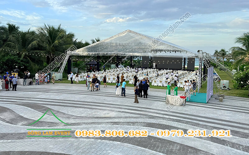 Cho thuê nhà bạt trong suốt tổ chức sự kiện tại The Empyrean cam Ranh Beach Resort Cho thuê nhà bạt trong suốt tổ chức sự kiện tại The Empyrean cam Ranh Beach Resort