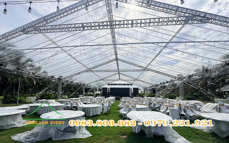 Cho thuê nhà bạt trong suốt tổ chức sự kiện tại The Empyrean cam Ranh Beach Resort Cho thuê nhà bạt trong suốt tổ chức sự kiện tại The Empyrean cam Ranh Beach Resort