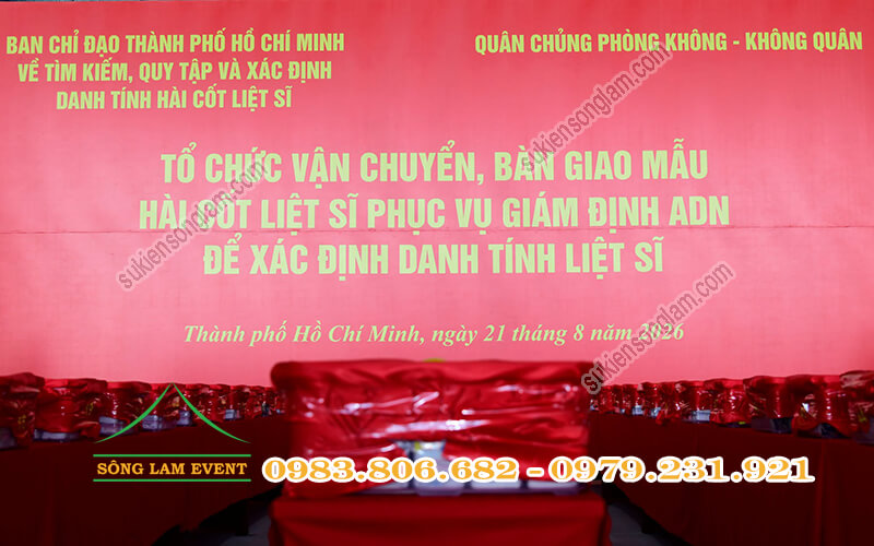 Chương trình vận chuyển mẫu hài cốt liệt sĩ phục vụ giám định ADN tại sân bay Tân Sơn Nhất TPHCM Chương trình vận chuyển mẫu hài cốt liệt sĩ phục vụ giám định ADN tại sân bay Tân Sơn Nhất TPHCM