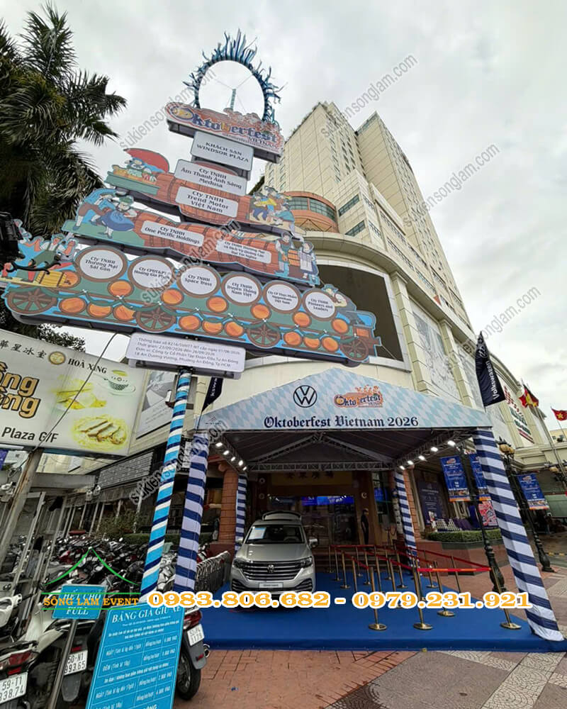 Cho thuê nhà bạt làm gian hàng Volkswagen tại Lễ hội Oktoberfest Vietnam 2026 Cho thuê nhà bạt làm gian hàng Volkswagen tại Lễ hội Oktoberfest Vietnam 2026