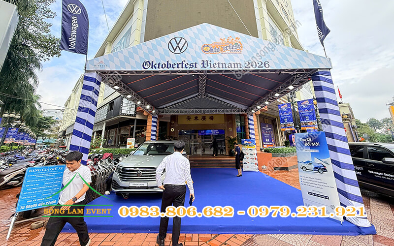 Cho thuê nhà bạt làm gian hàng Volkswagen tại Lễ hội Oktoberfest Vietnam 2026 Cho thuê nhà bạt làm gian hàng Volkswagen tại lễ hội Otoberfest Vietnam 2026