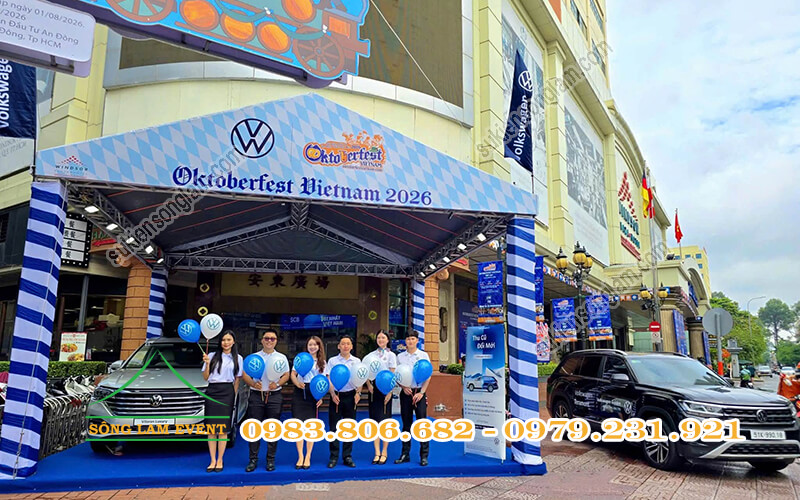 Cho thuê nhà bạt làm gian hàng Volkswagen tại Lễ hội Oktoberfest Vietnam 2026 Cho thuê nhà bạt làm gian hàng Volkswagen tại Lễ hội Oktoberfest Vietnam 2026