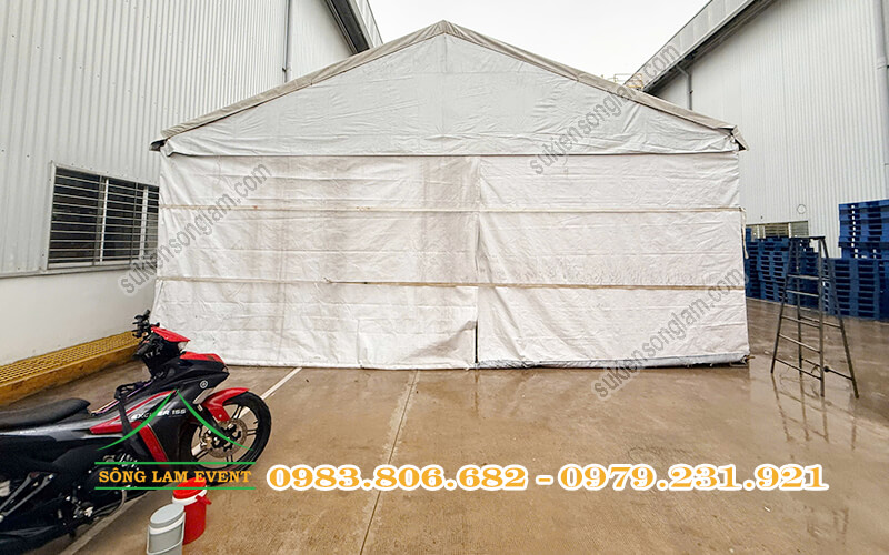 Cho thuê nhà bạt làm kho chứa hàng tạm tại KCN Rạch Bắp TPHCM Cho thuê nhà bạt làm kho chứa hàng tạm tại KCN Rạch Bắp TPHCM
