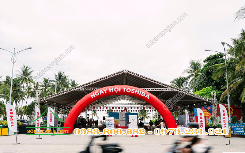 Cho thuê nhà bạt tổ chức Lễ hội Toshiba 2026 Nha Trang