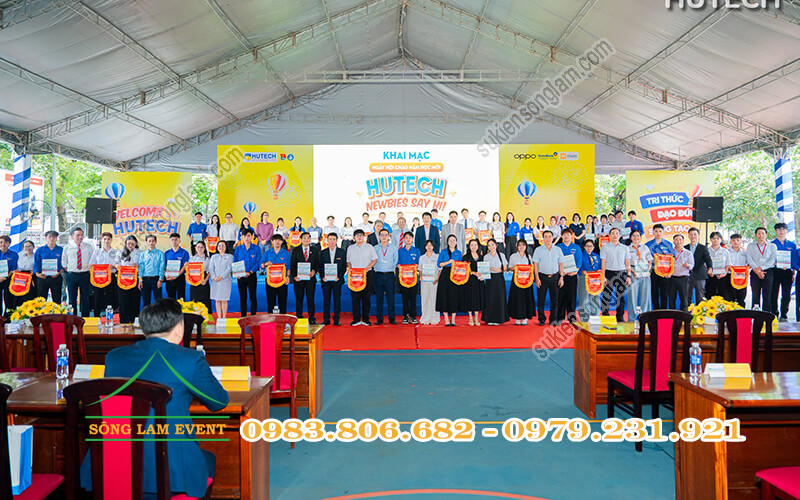 Cho thuê nhà bạt tổ chức Ngày hội chào năm học mới HUTECH 2026