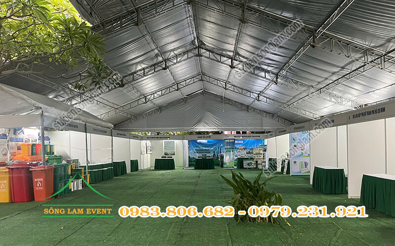 Cho thuê nhà bạt tổ chức Ngày hội nhân dân TPHCM xây dựng thành phố xanh sạch