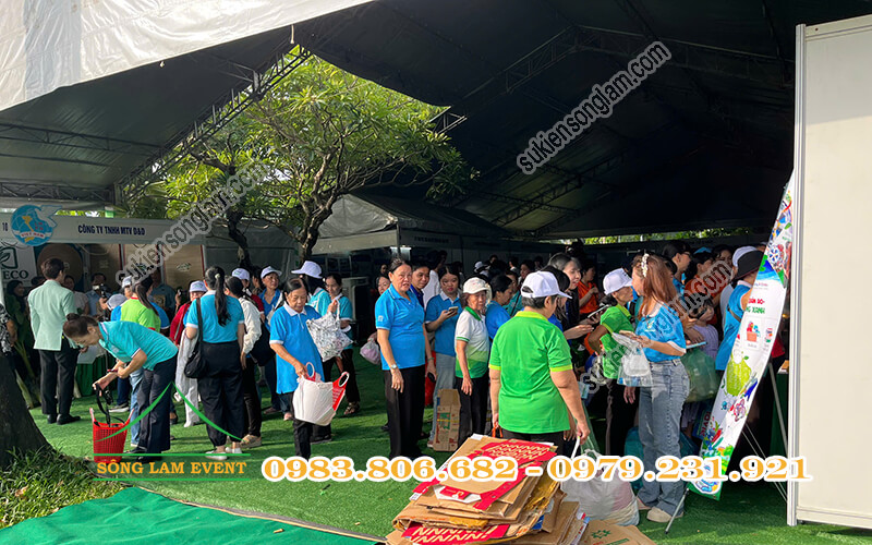 Cho thuê nhà bạt tổ chức Ngày hội nhân dân TPHCM xây dựng thành phố xanh sạch
