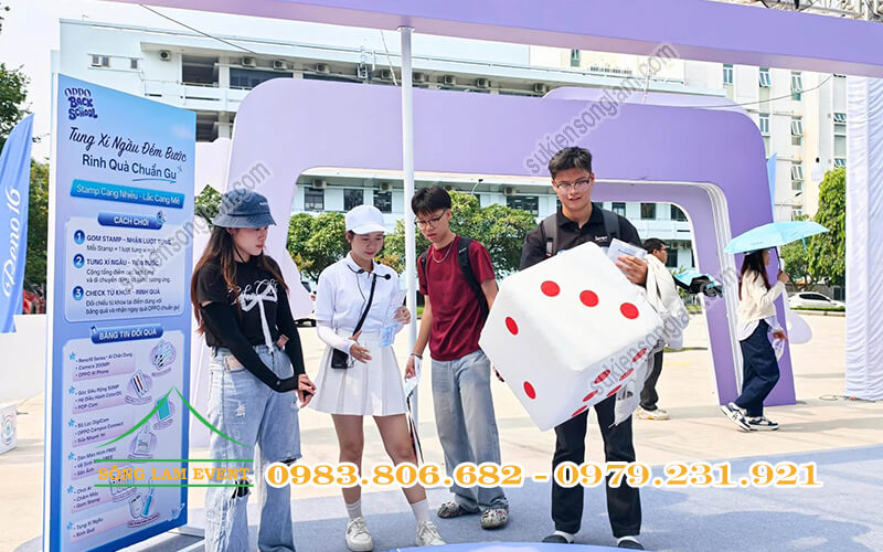 Cho thuê nhà bạt tổ chức Oppo Campus Connect 2026 tại ĐH công nghệ kỹ thuật TPHCM