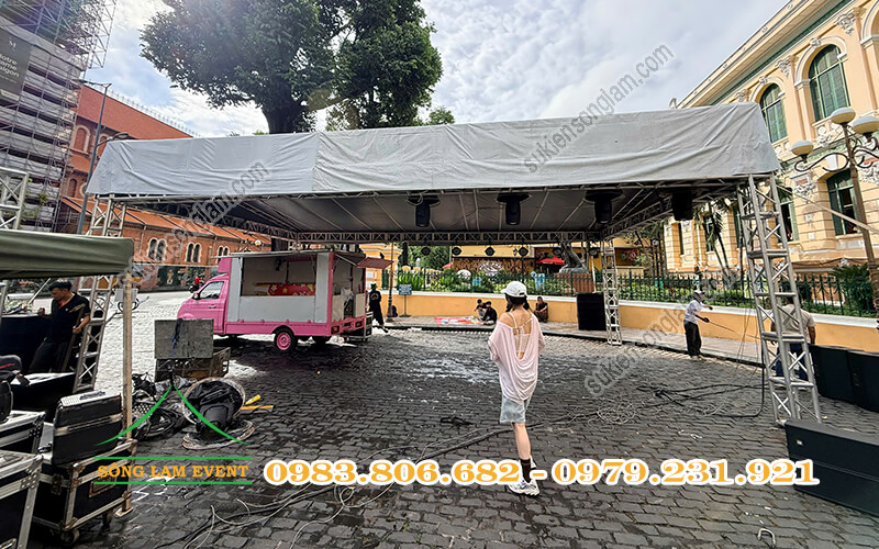 Cho thuê nhà bạt tổ chức sự kiện Trải nghiệm Modern Skool My Way tại Bưu điện trung tâm TPHCM