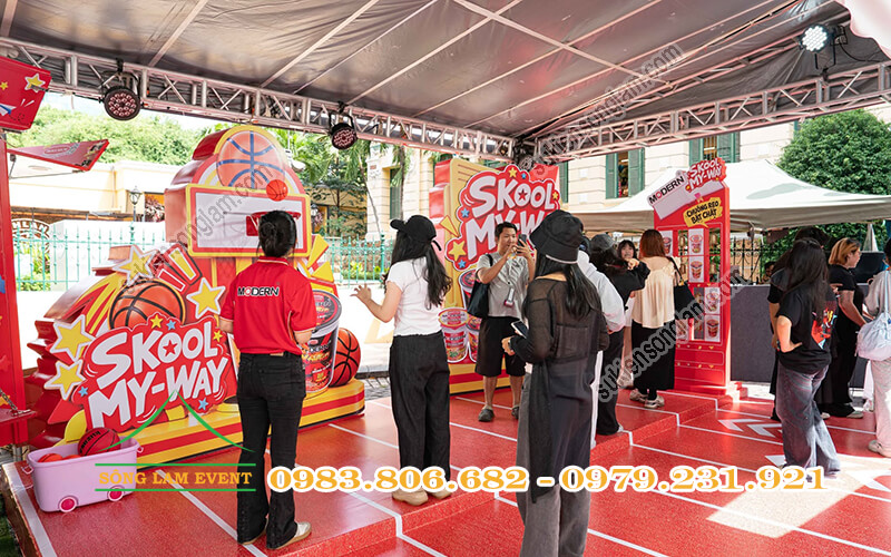 Cho thuê nhà bạt tổ chức sự kiện Trải nghiệm Modern Skool My Way tại Bưu điện trung tâm TPHCM