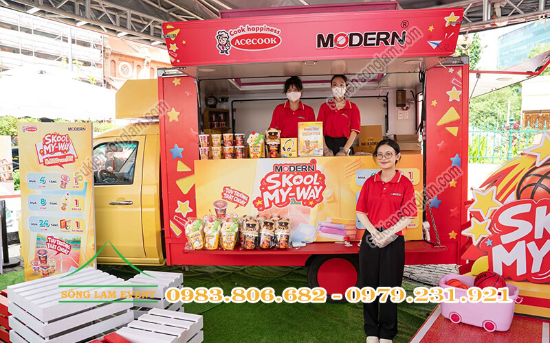 Cho thuê nhà bạt tổ chức sự kiện Trài nghiệm Modern Skool My Way tại Bưu điện trung tâm TPHCM
