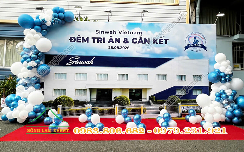 Thi công booth quảng cáo tổ chức Đêm tri ân và gắn kết của Sinwah Việt Nam tại TPHCM Thi công booth quảng cáo tổ chức Đêm tri ân và gắn kết của Sinwah Việt Nam tại TPHCM