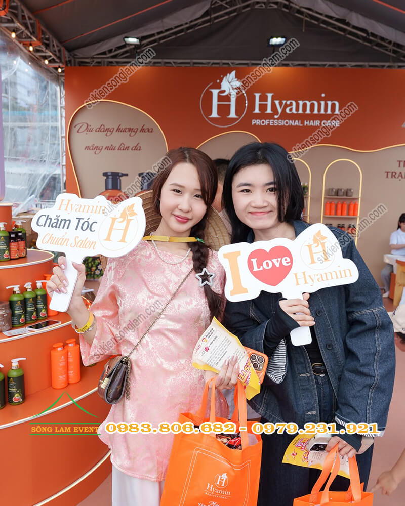 Thi công booth sự kiện Hyamin Vietnam tai Tiktok Food Fest 2026