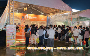 Thi công booth sự kiện Hyamin Vietnam tai Tiktok Food Fest 2026