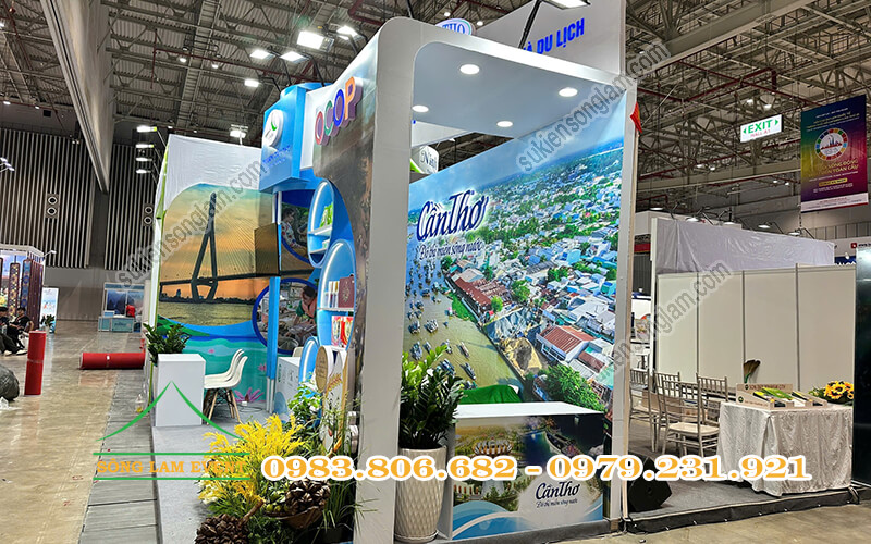 Thiết kế thi công gian hàng triển lãm du lịch Cần Thơ tại ITE HCMC 2026