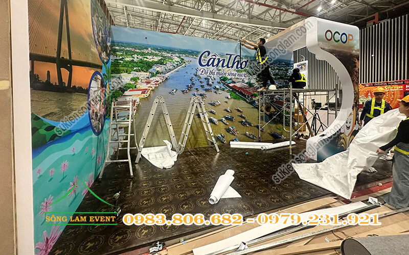 Thiết kế thi công gian hàng triển lãm du lịch Cần Thơ tại ITE HCMC 2026