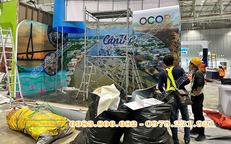 Thiết kế thi công gian hàng triển lãm du lịch Cần Thơ tại ITE HCMC 2026