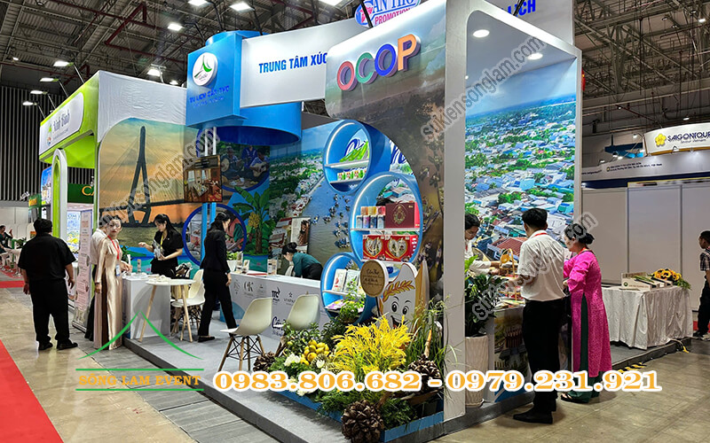 Thiết kế thi công gian hàng triển lãm du lịch Cần Thơ tại ITE HCMC 2026