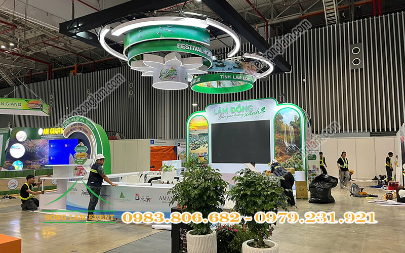 Thiết kế thi công gian hàng triển lãm du lịch Lâm Đồng tại ITE HCMC 2026 Thiết kế thi công gian hàng triển lãm du lịch Lâm Đồng tại ITE HCMC 2026