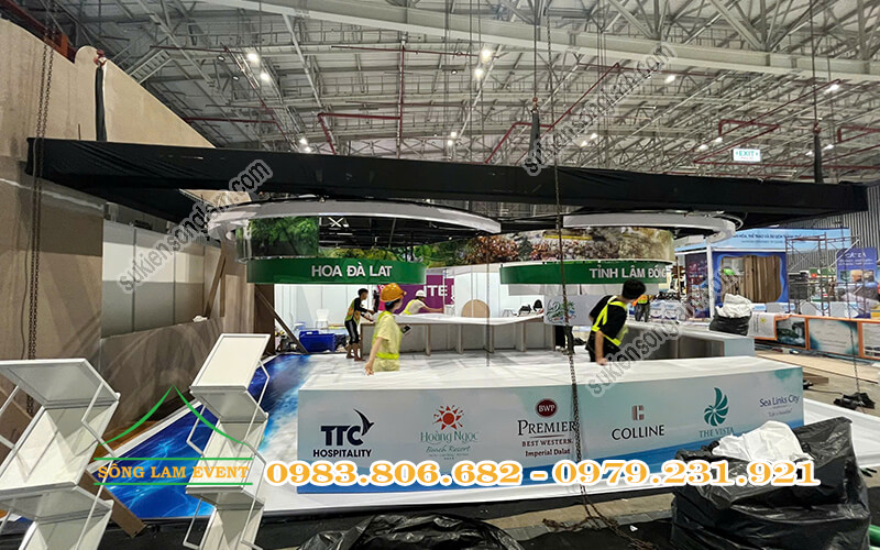 Thiết kế thi công gian hàng triển lãm du lịch Lâm Đồng tại ITE HCMC 2026 Thiết kế thi công gian hàng triển lãm du lịch Lâm Đồng tại ITE HCMC 2026