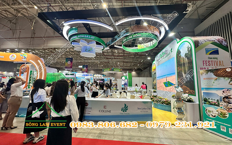 Thiết kế thi công gian hàng triển lãm du lịch Lâm Đồng tại ITE HCMC 2026 Thiết kế thi công gian hàng triển lãm du lịch Lâm Đồng tại ITE HCMC 2026