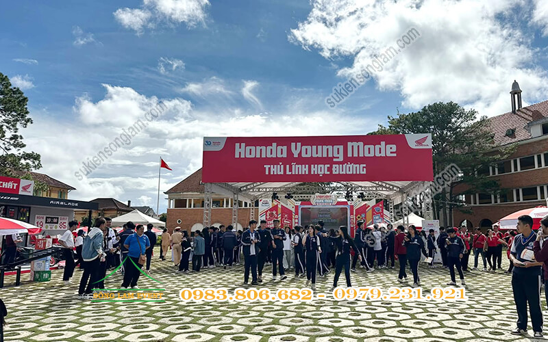 Cho thuê nhà bạt tổ chức sự kiện Honda young Mode 2026 tại Cao đẳng Đà Lạt Cho thuê nhà bạt tổ chức sự kiện Honda young Mode 2026 tại Cao đẳng Đà Lạt