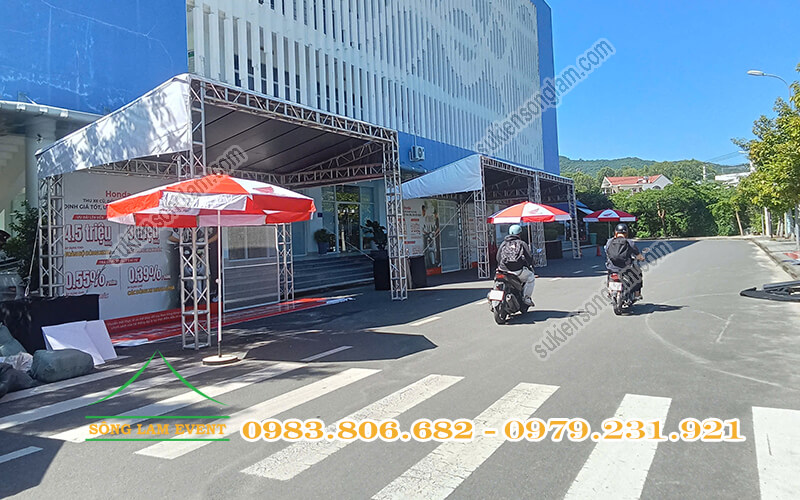 Cho thuê nhà bạt tổ chức sự kiện Honda Young Mode 2026 tại ĐH Thái Bình Dương Khánh Hòa