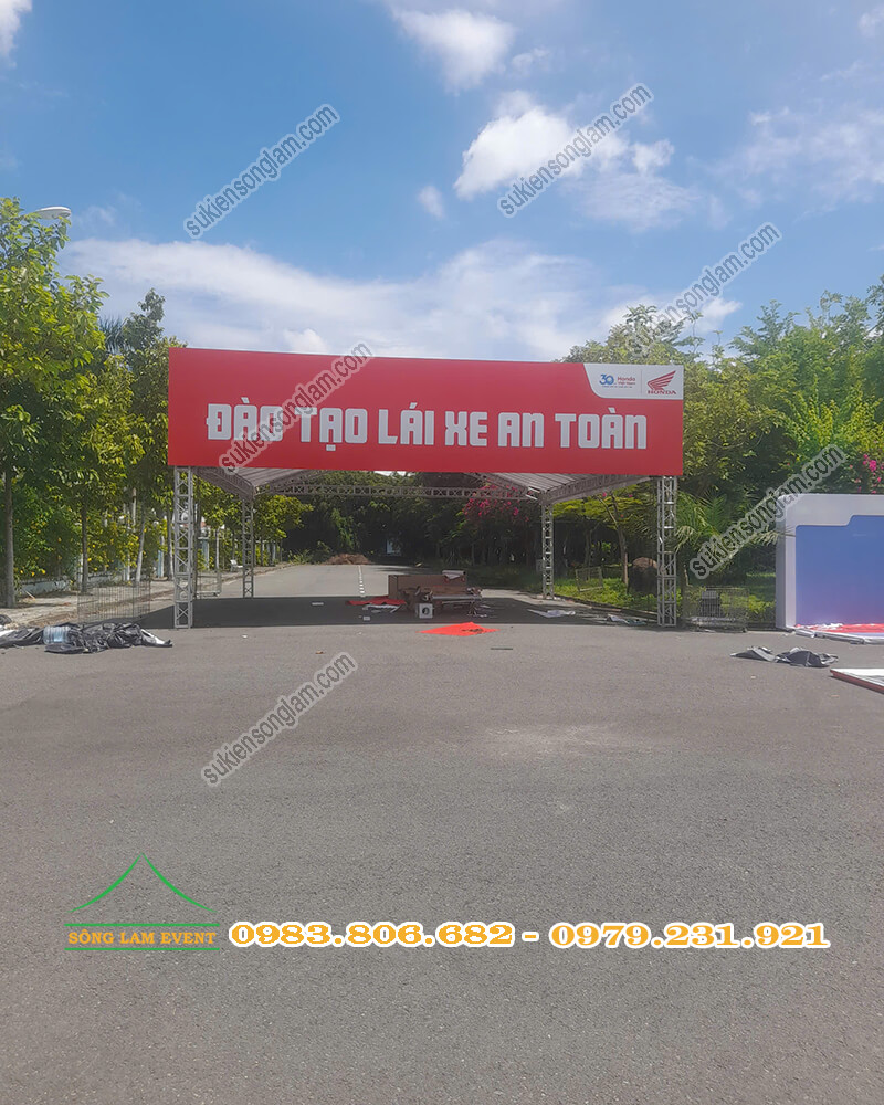 Cho thuê nhà bạt tổ chức sự kiện Honda Young Mode 2026 tại ĐH Thái Bình Dương Khánh Hòa