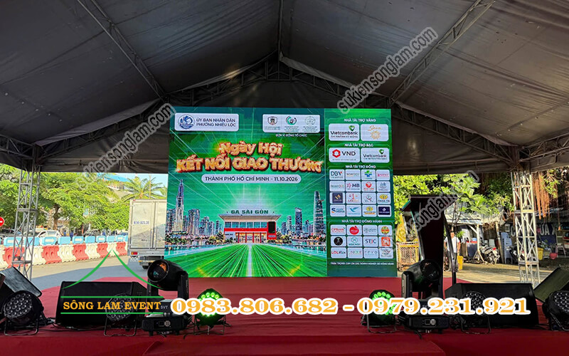 Cho thuê nhà bạt tổ chức Ngày hội kết nối giao thương 2026 tại Ga Sài Gòn TPHCM