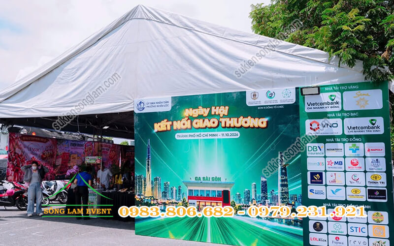 Cho thuê nhà bạt tổ chức Ngày hội kết nối giao thương 2026 tại Ga Sài Gòn TPHCM Cho thuê nhà bạt tổ chức Ngày hội kết nối giao thương 2026 tại Ga Sài Gòn TPHCM