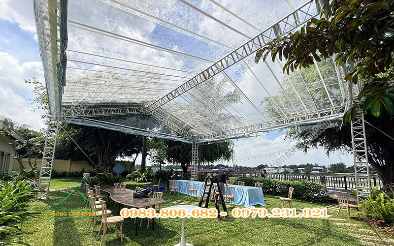 Cho thuê nhà bạt tổ chức sự kiện tại Sunset Side Villa Lái Thiêu TPHCM