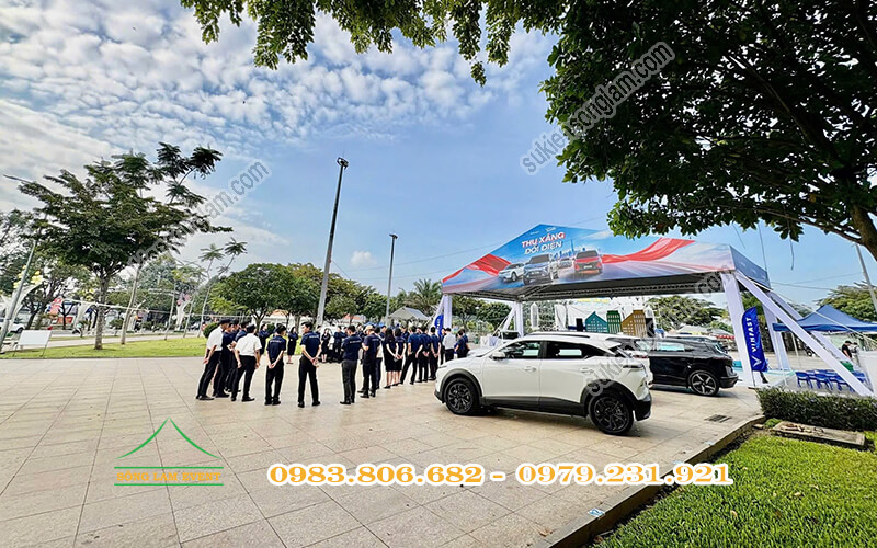 Cho thuê nhà bạt tổ chức chương trình Thu xăng đổi điện 2026 của Vinfast tại Đồng Nai Cho thuê nhà bạt tổ chức chương trình Thu xăng đổi điện 2026 của Vinfast tại Đồng Nai