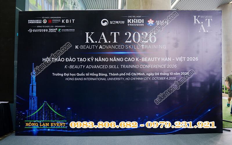 Tổ chức sự kiện hội thảo đào tạo kỷ năng nâng cao K-beauty Hàn Việt