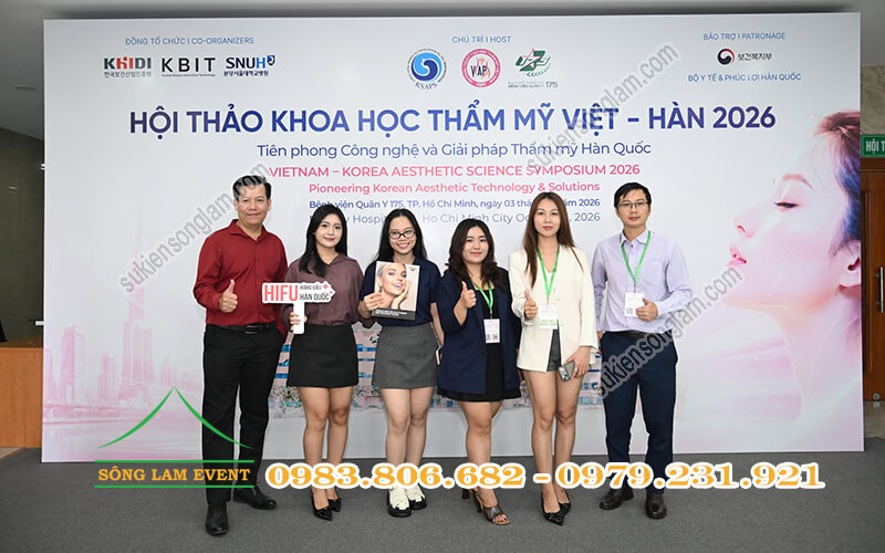 Tổ chức sự kiện Hội thảo khoa học thẩm mỹ Việt - Hàn 2026 tại bệnh viện quân y 175 tphcm