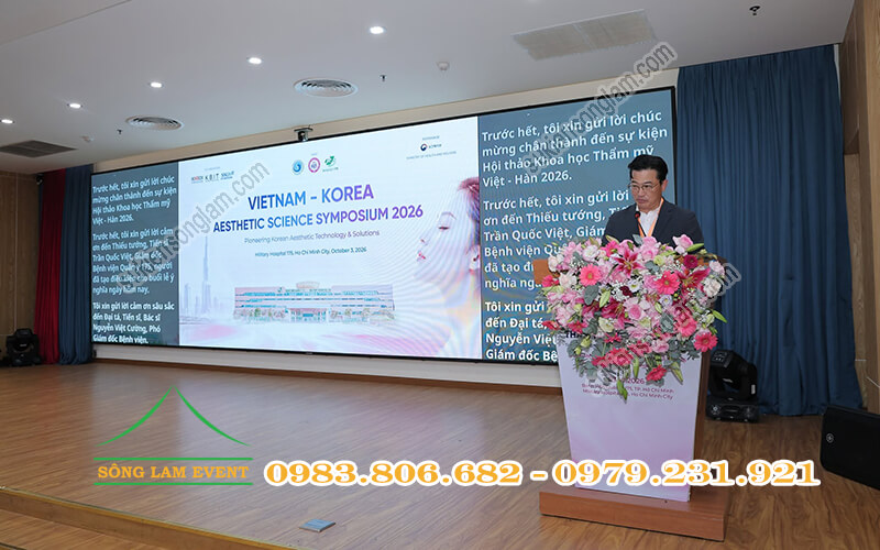 Tổ chức sự kiện Hội thảo khoa học thẩm mỹ Việt - Hàn 2026 tại bệnh viện quân y 175 tphcm