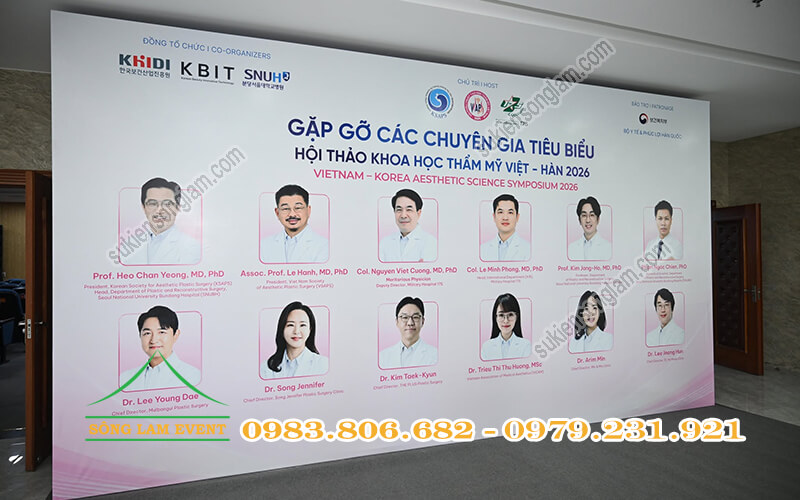 Tổ chức sự kiện Hội thảo khoa học thẩm mỹ Việt - Hàn 2026 tại bệnh viện quân y 175 tphcm